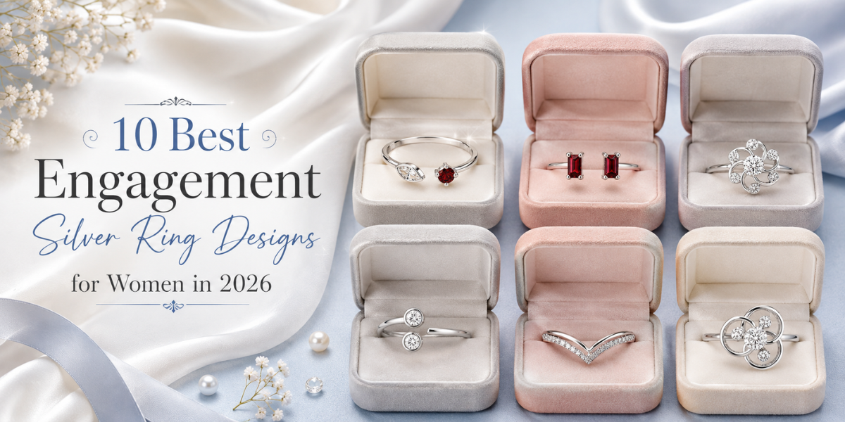 Engagement Silver Ring Designs for Women
