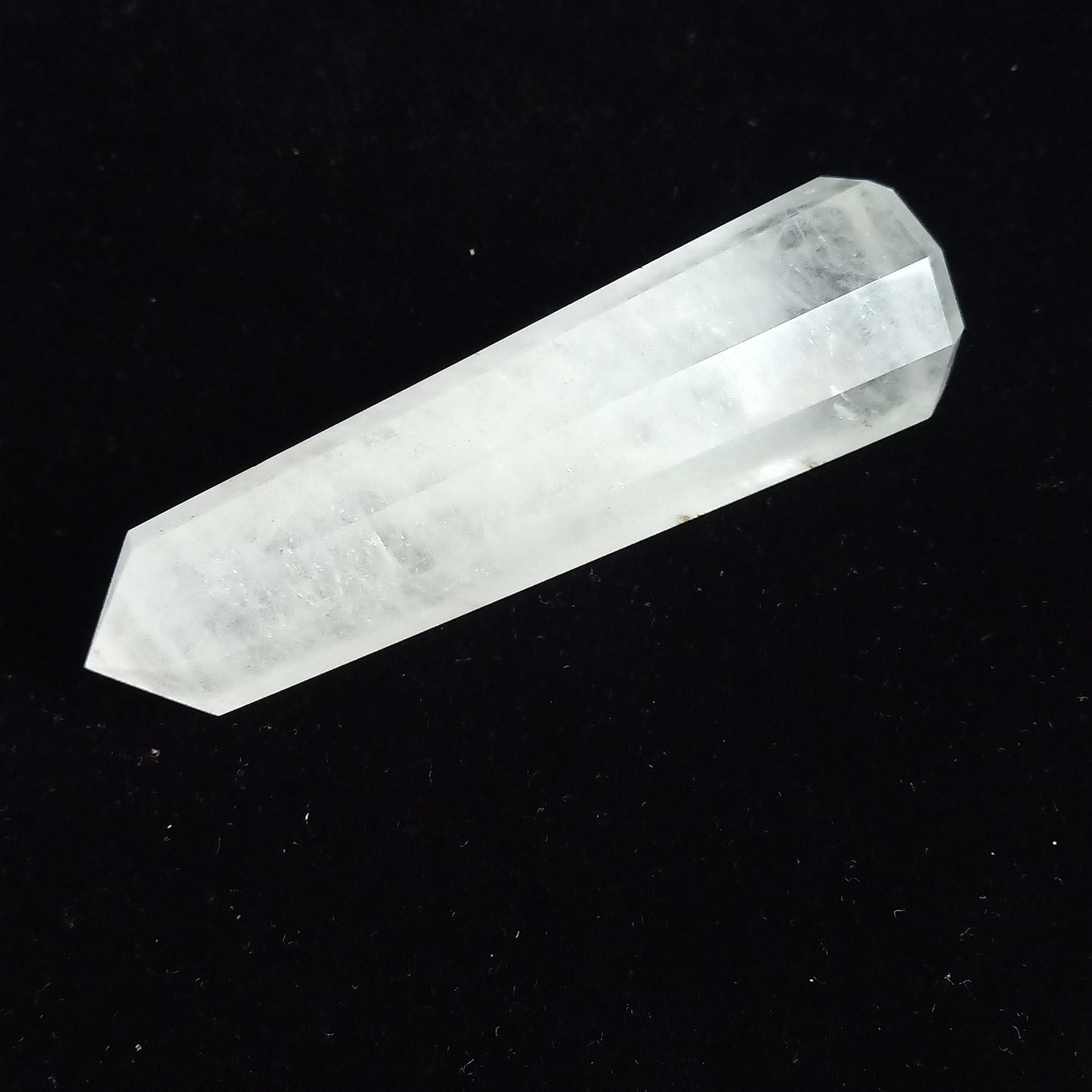 Natural Crystal Quartz Pencil Tower: Healing Gemstone (97.98 x 25.88 mm)