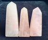 AAA Rose Quartz Crystal Point Tower: Natural Healing Stone