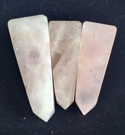 AAA Rose Quartz Crystal Point Tower: Natural Healing Stone