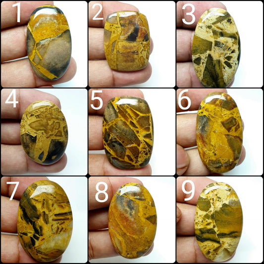 Fruti Jasper Cabochon: AAA Quality Loose Gemstone