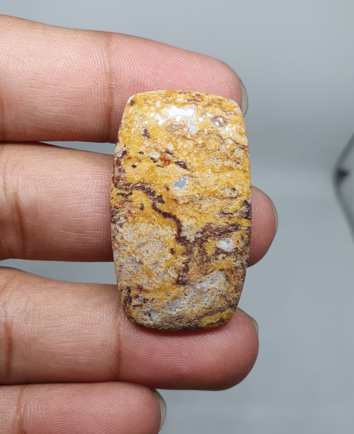 AAA Leopard Skin Jasper Cabochon: Rare Loose Gemstone