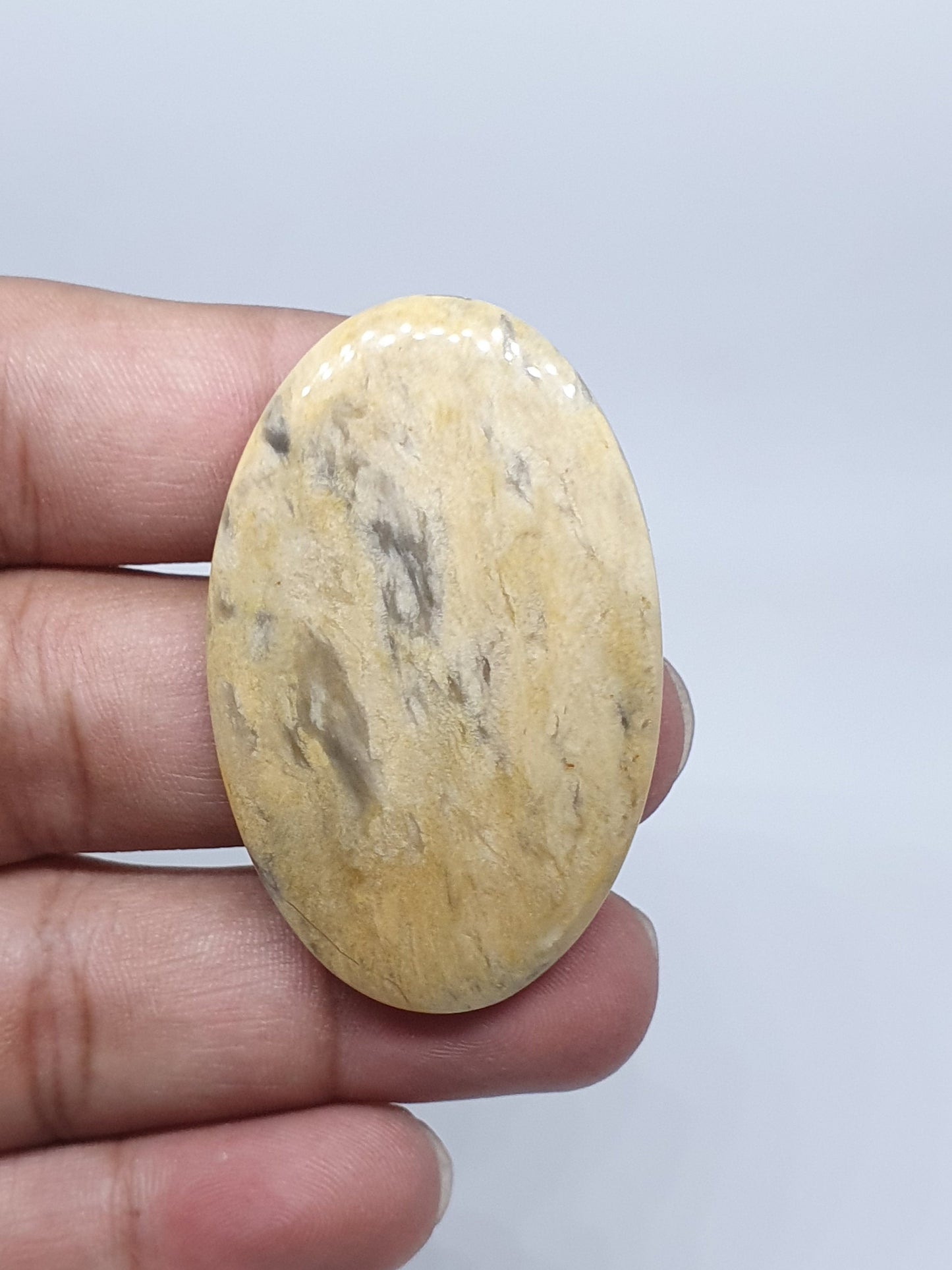 Natural Yellow Jasper Cabochon: Loose Gemstone for Jewelry Making