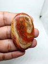 Red Brown Mookaite Jasper Cabochon, AAA Oval Gemstone (56 X 35 X 6mm)