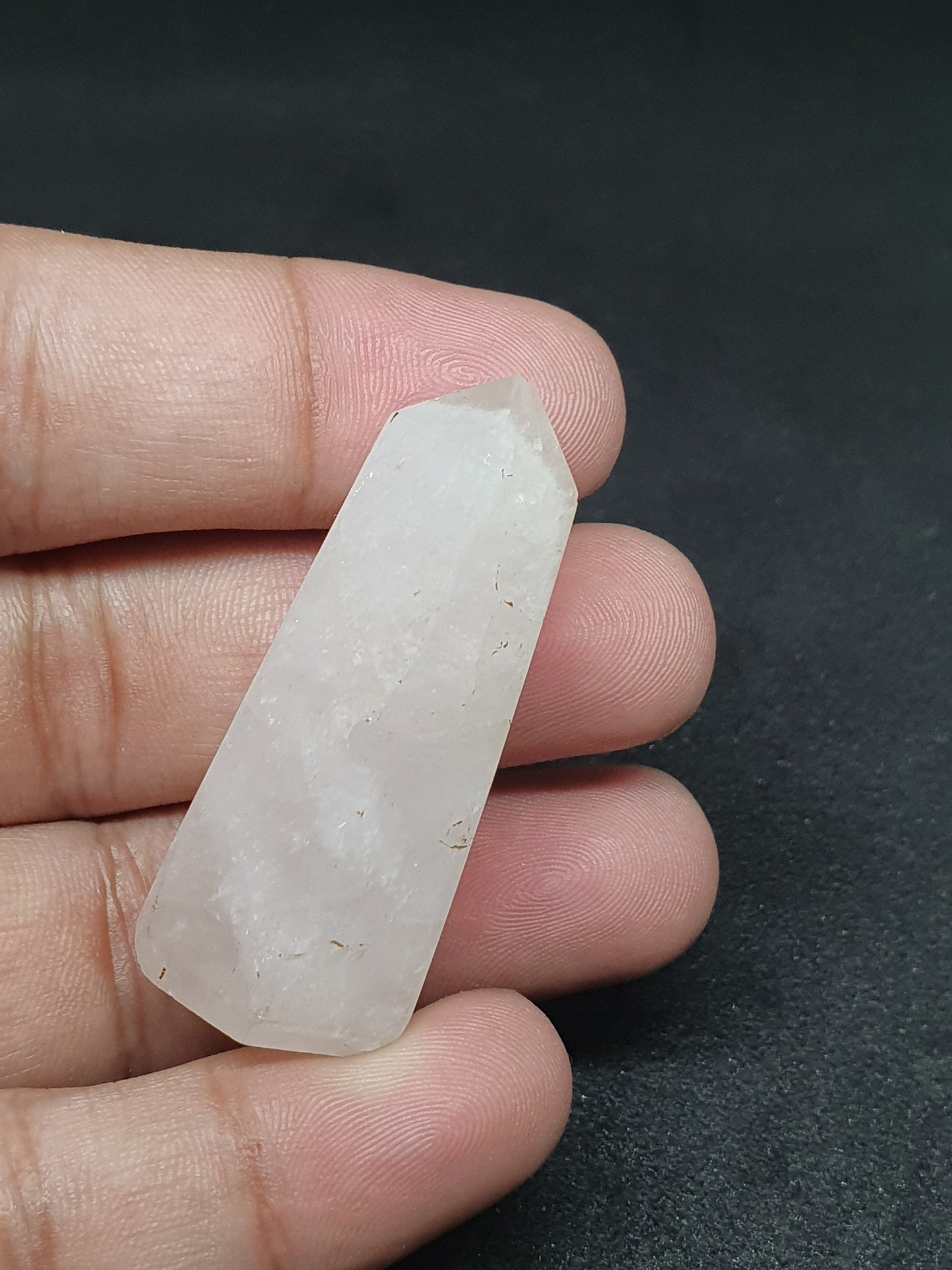 Rose Quartz Point Tower: Natural Healing Crystal Obelisk