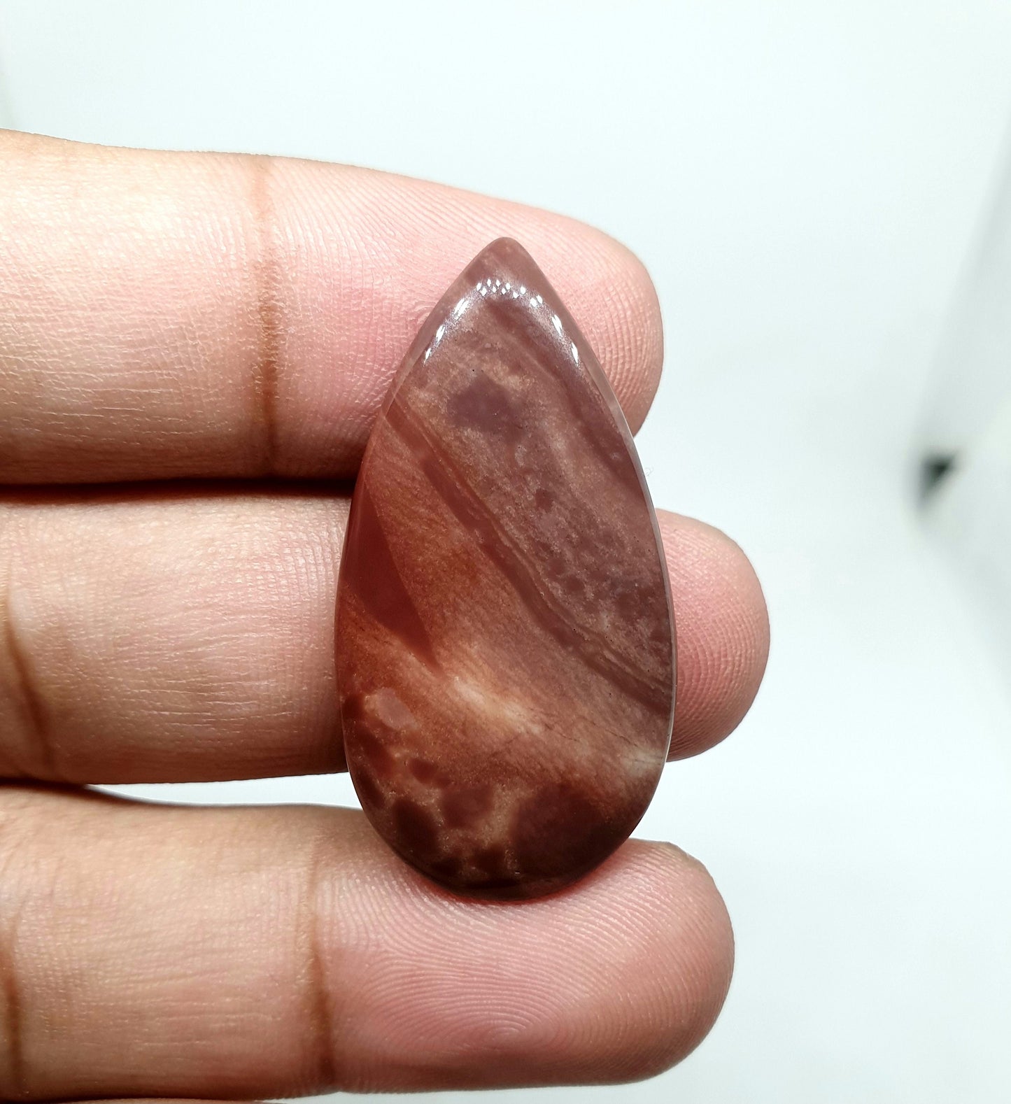 Natural Mookaite Jasper Cabochon: Designer Loose Gemstone