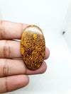Oval Mariam Jasper Cabochon: AAA Quality Gemstone, 67.60 Carats