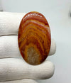 Mookaite Jasper Cabochon: Brown & Red Oval Gemstone (51x30x5 mm, 73.30 crt)