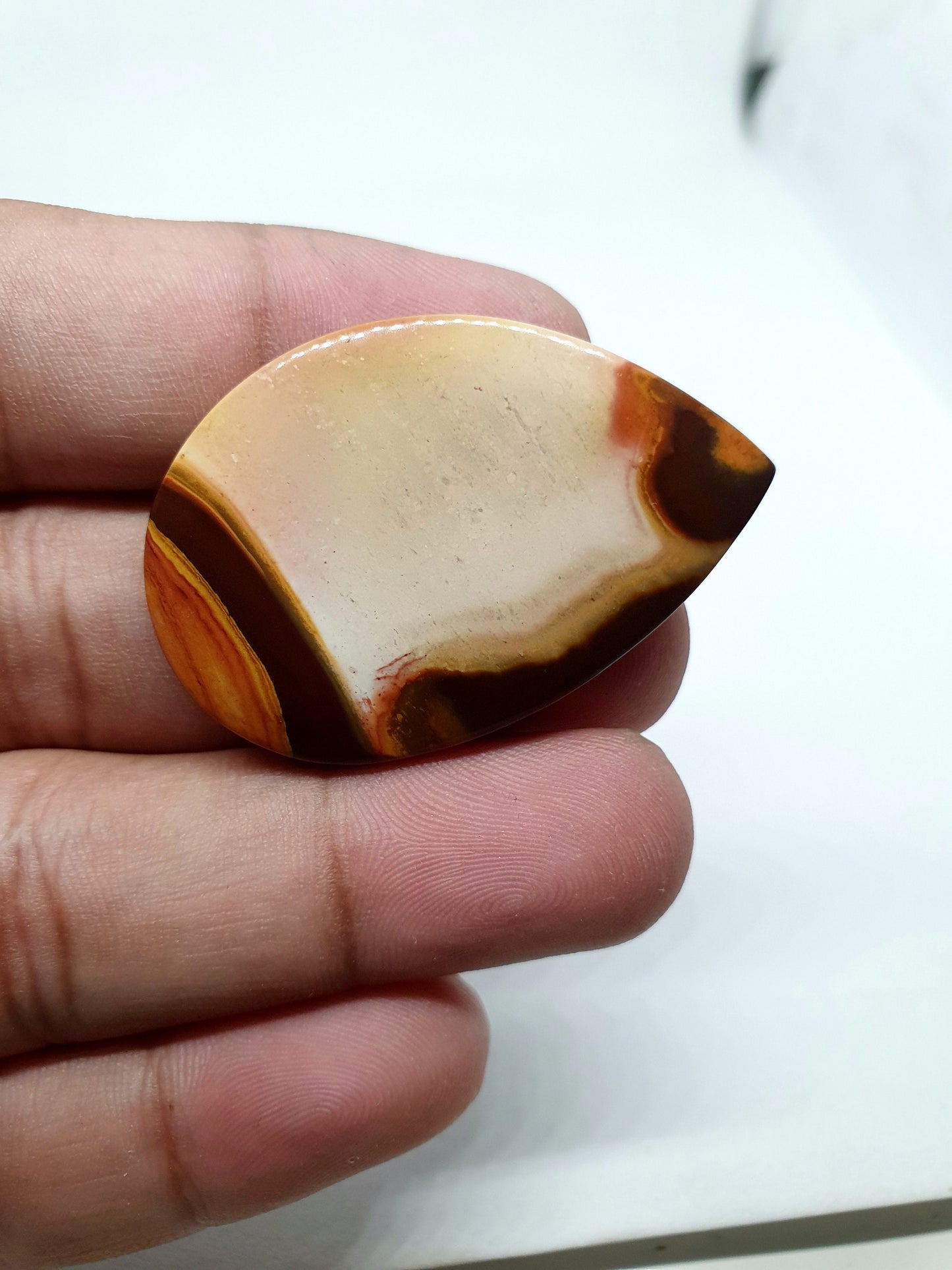 Natural Mookaite Jasper Cabochon, Designer Loose Stone