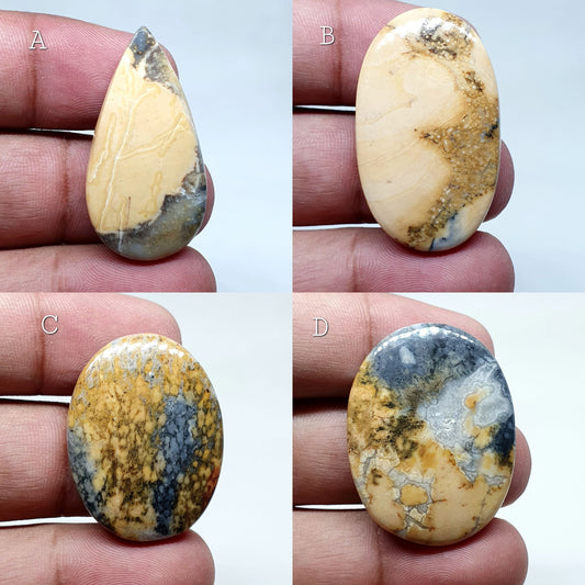 Maligano Jasper Cabochon: AAA Quality Loose Gemstone