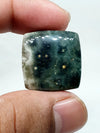 Square Ocean Jasper Cabochon: AAA Quality Gemstone, 24x23x5mm