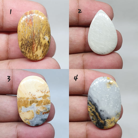 AAA Maligano Jasper Cabochon: Loose Gemstone