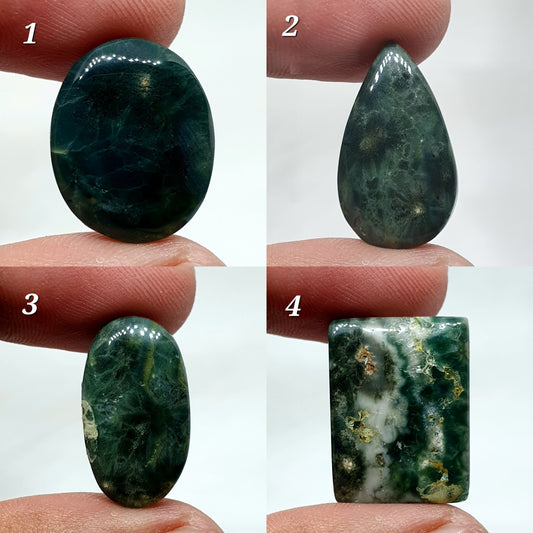 AAA Ocean Jasper Cabochon, Loose Gemstone
