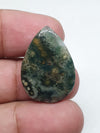 Tear Drop Ocean Jasper Cabochon, Handmade Gemstone (14 X 10 X 2 mm)