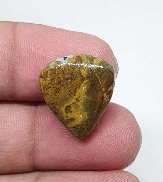 AAA Ocean Jasper Cabochon, Fancy Jasper Gemstone (19 X 16 X 5 mm)