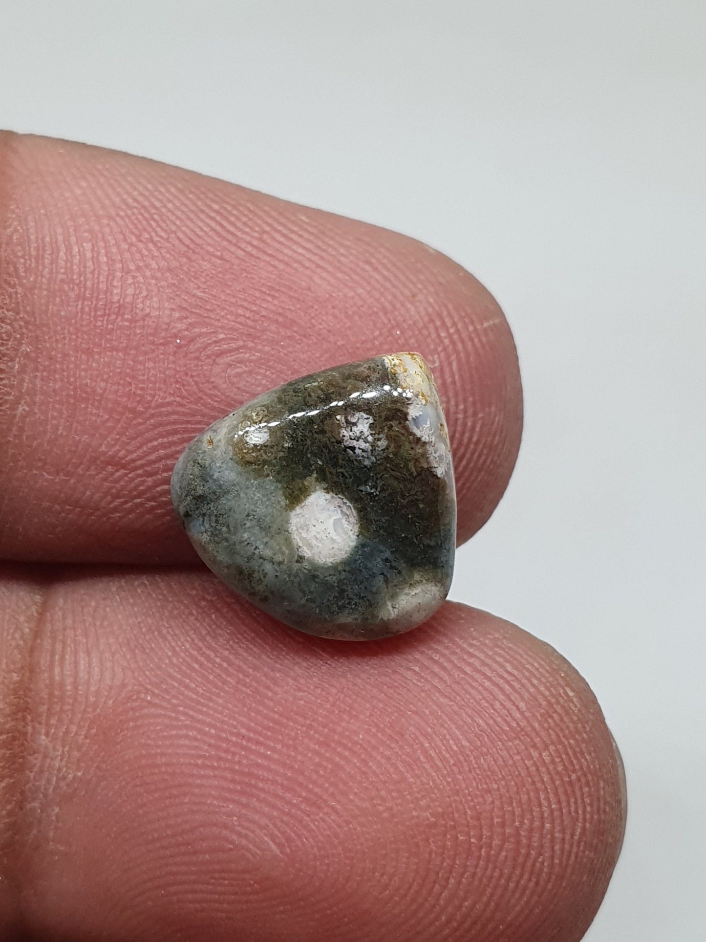 Ocean Jasper Cabochon, AAA Grade Fancy Gemstone (12 X 12 X 4 mm)