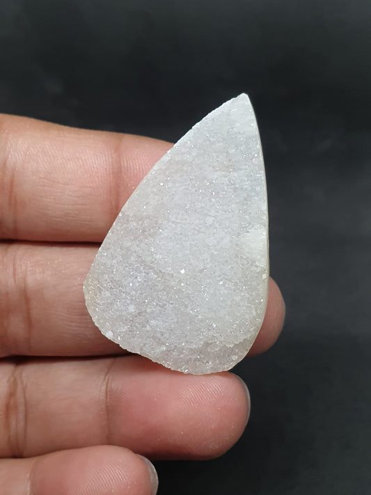 Natural Druzy Gemstone Cabochon: Polished AAA Quality Pendant Stone