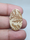 Psilomelane Dendrite Cabochon: Loose Gemstone for Jewelry Making