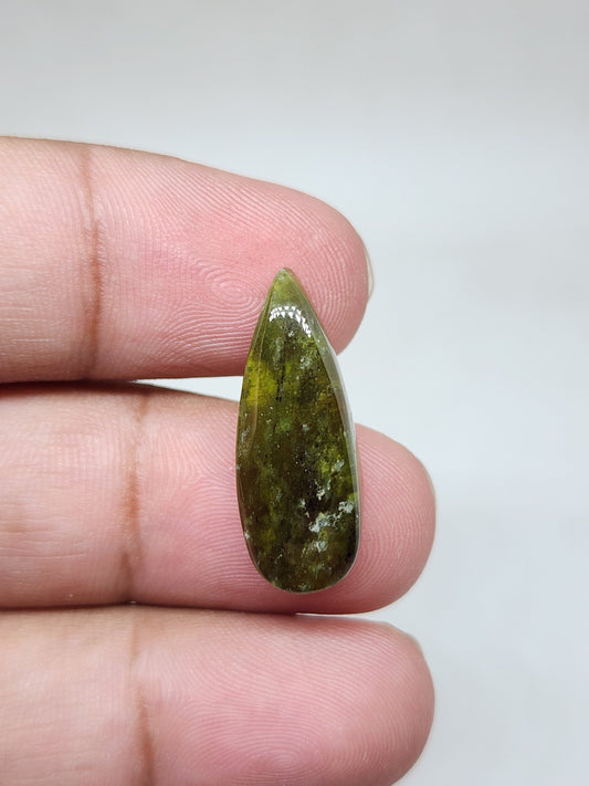 AAA Vesonite Cabochon, Pear Pendent Gemstone (25 X 10 X 5mm)