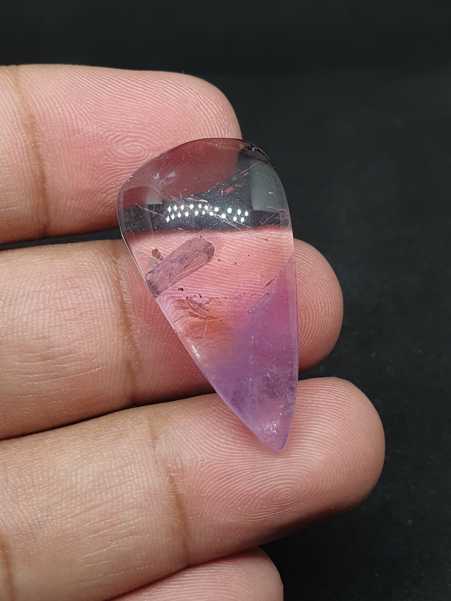 Natural Pear Ametrine Gemstone: 36 Crt Loose Cabochon