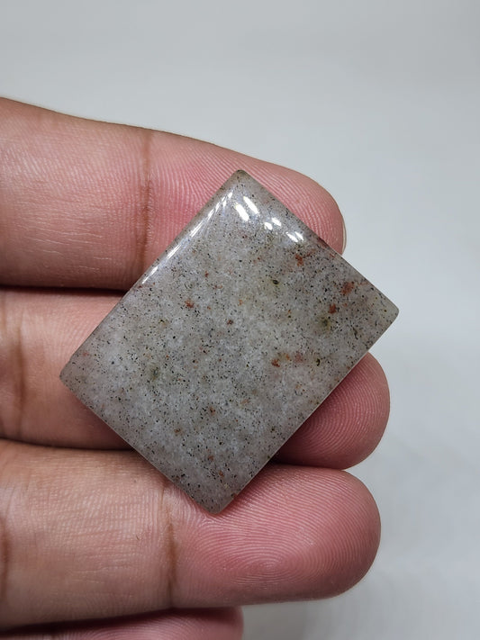 AAA Quality Aventurine Cabochon, Rectangle Loose Gemstone (31 X 24 X 5mm)