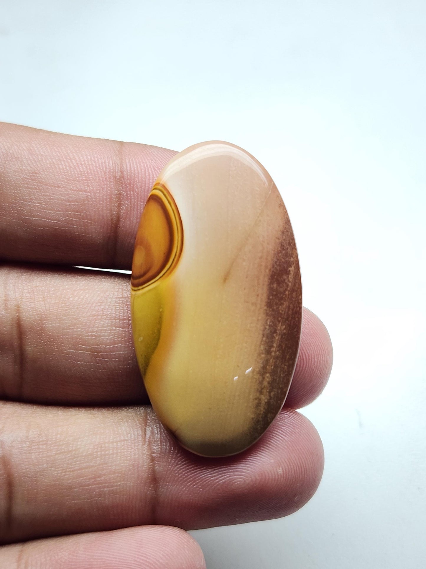 AAA Mookaite Jasper Cabochon: Loose Gemstone