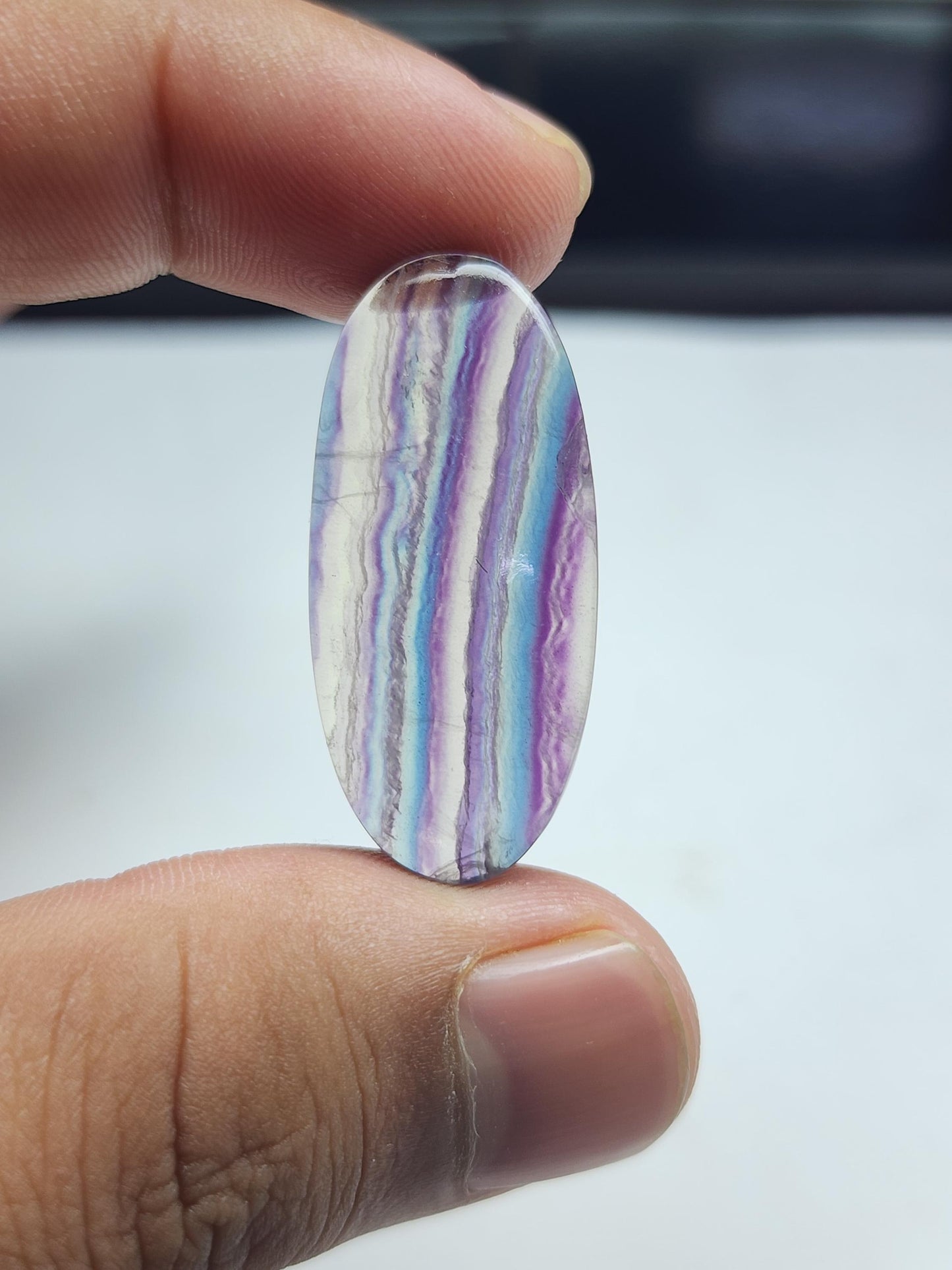 Flourite cabochon Gemstone