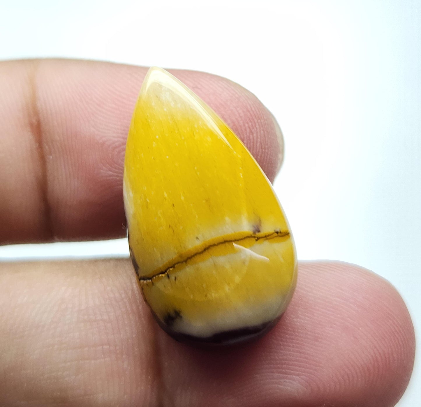 Mookaite Jasper Loose Cabochon – Polished Stone for Wire Wrap Jewelry