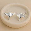 Manta Ray Stud 925 Silver | Stingray Jewelry | Minimalist Sea Life Studs | Tiny Earrings