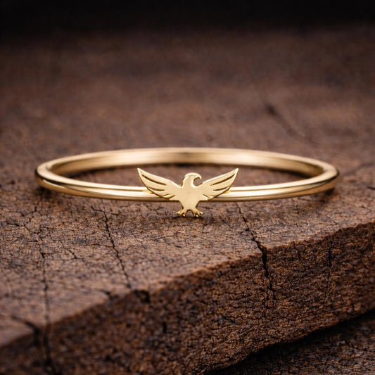 925 Silver Eagle Ring Minimal Bird Ring Dainty Nature Jewelry Gift for Her