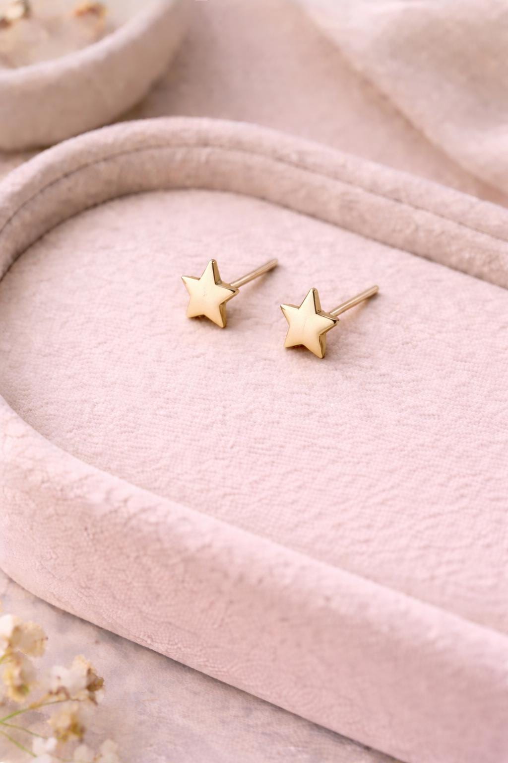Star Stud Earrings | 925 Sterling Silver Tiny Star Studs | Minimal Everyday Jewelry