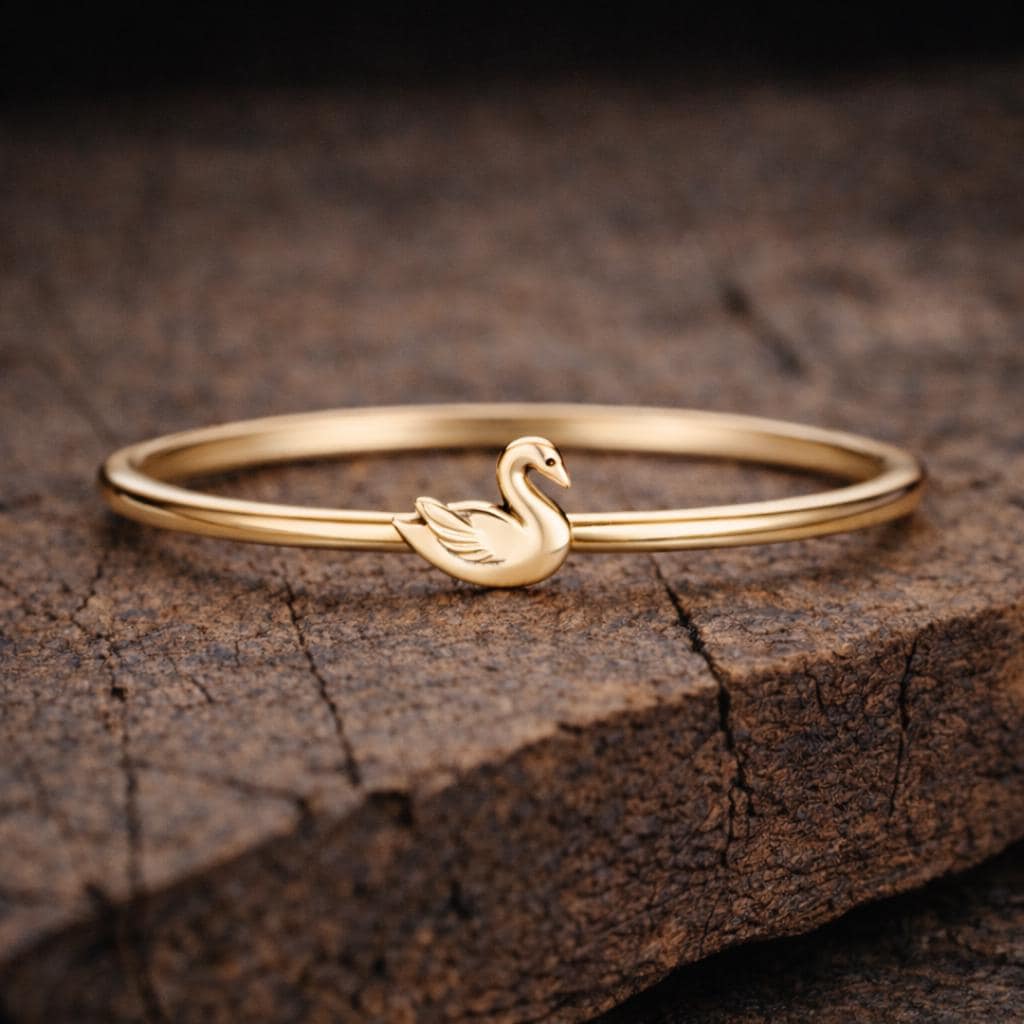925 Silver Swan Ring Minimal Bird Ring Dainty Nature Jewelry Gift for Her