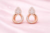 925 Sterling Silver Teardrop CZ Drop Earrings, Pave Bridal Wedding Jewelry