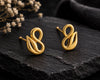 925 Sterling Silver Infinity Knot Stud Earrings, Minimalist Modern Design