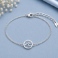 925 Sterling Silver Wave Bracelet, Minimalist Ocean Jewelry, Dainty Sea Wave Design