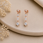 Moissanite Drop Earrings, 925 Sterling Silver Mixed Cut Dangle Earrings