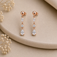 Moissanite Drop Earrings 925 Sterling Silver Marquise Pear Cut Dangle