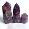 AAA Quality Amethyst Healing Tower: Polished Gemstone Pencil