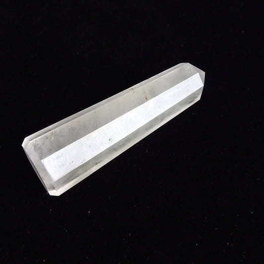 Natural Crystal Quartz Pencil Tower: Healing Gemstone (97.98 x 25.88 mm)