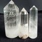 Crystal Quartz Pencil Points: Natural Gemstone Towers, Set of 3