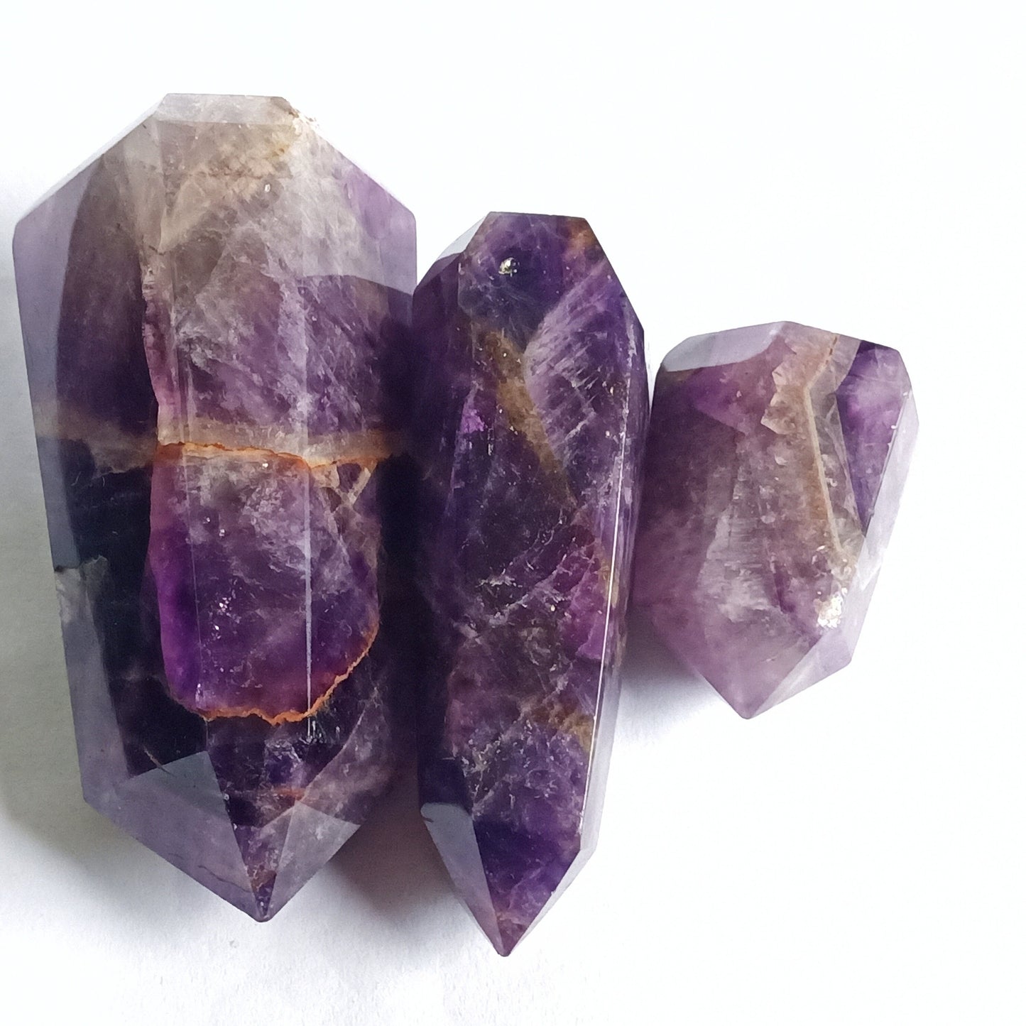AAA Quality Amethyst Healing Tower: Polished Gemstone Pencil