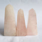 AAA Rose Quartz Crystal Point Tower: Natural Healing Stone