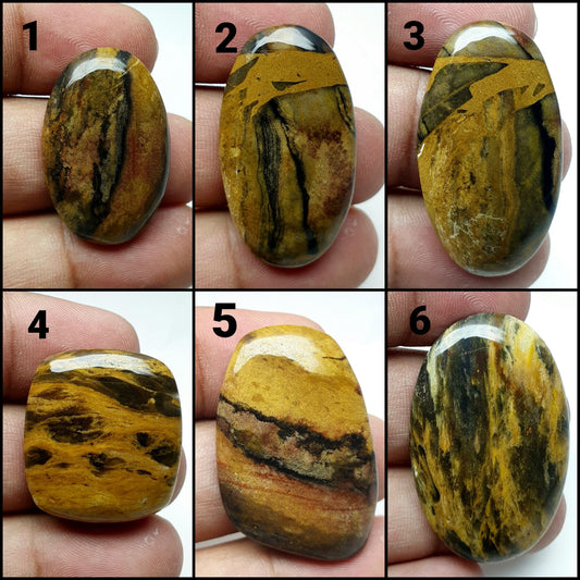 Fruti Jasper Cabochon, Natural Loose Gemstone, AAA Quality