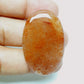 Oval Strawberry Quartz Cabochon: Loose Gemstone Pendant