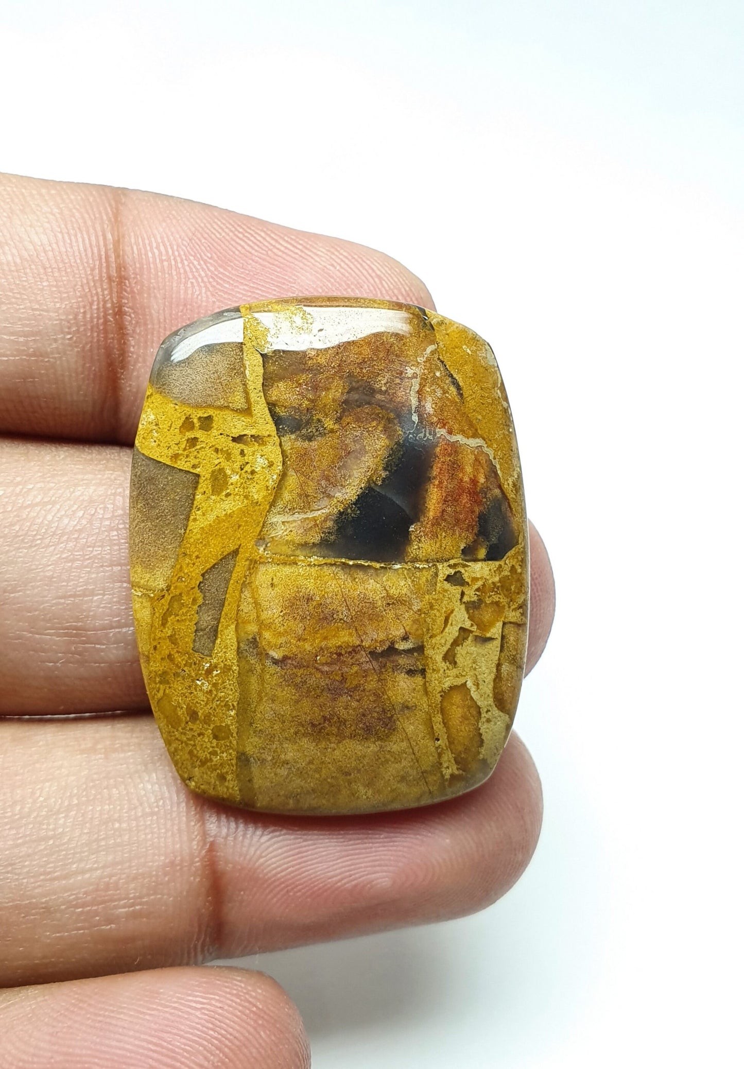 Fruti Jasper Cabochon: AAA Quality Loose Gemstone