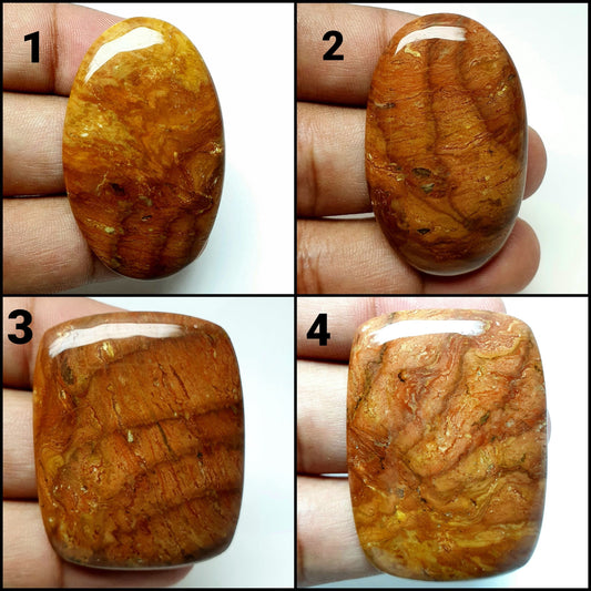 Natural Fancy Jasper Cabochon, Loose Gemstone