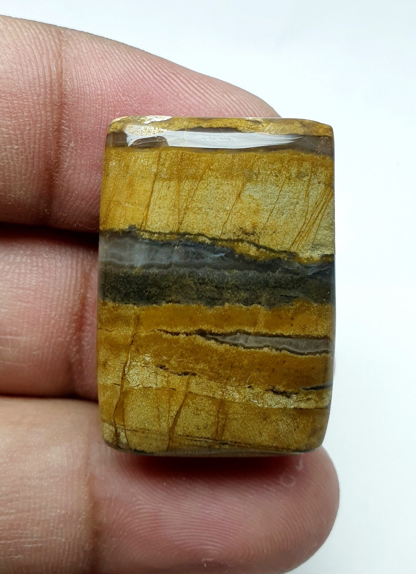 Fruti Jasper Cabochon: Natural Gemstone Pendant, AAA Quality