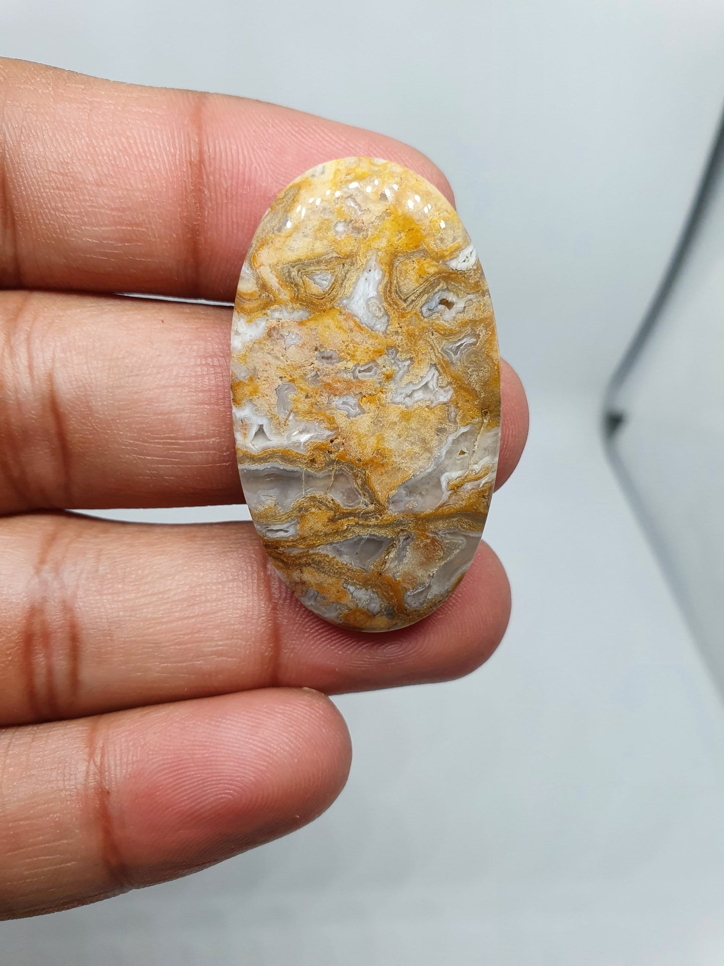 AAA Ocean Jasper Cabochon: Rare Loose Gemstone