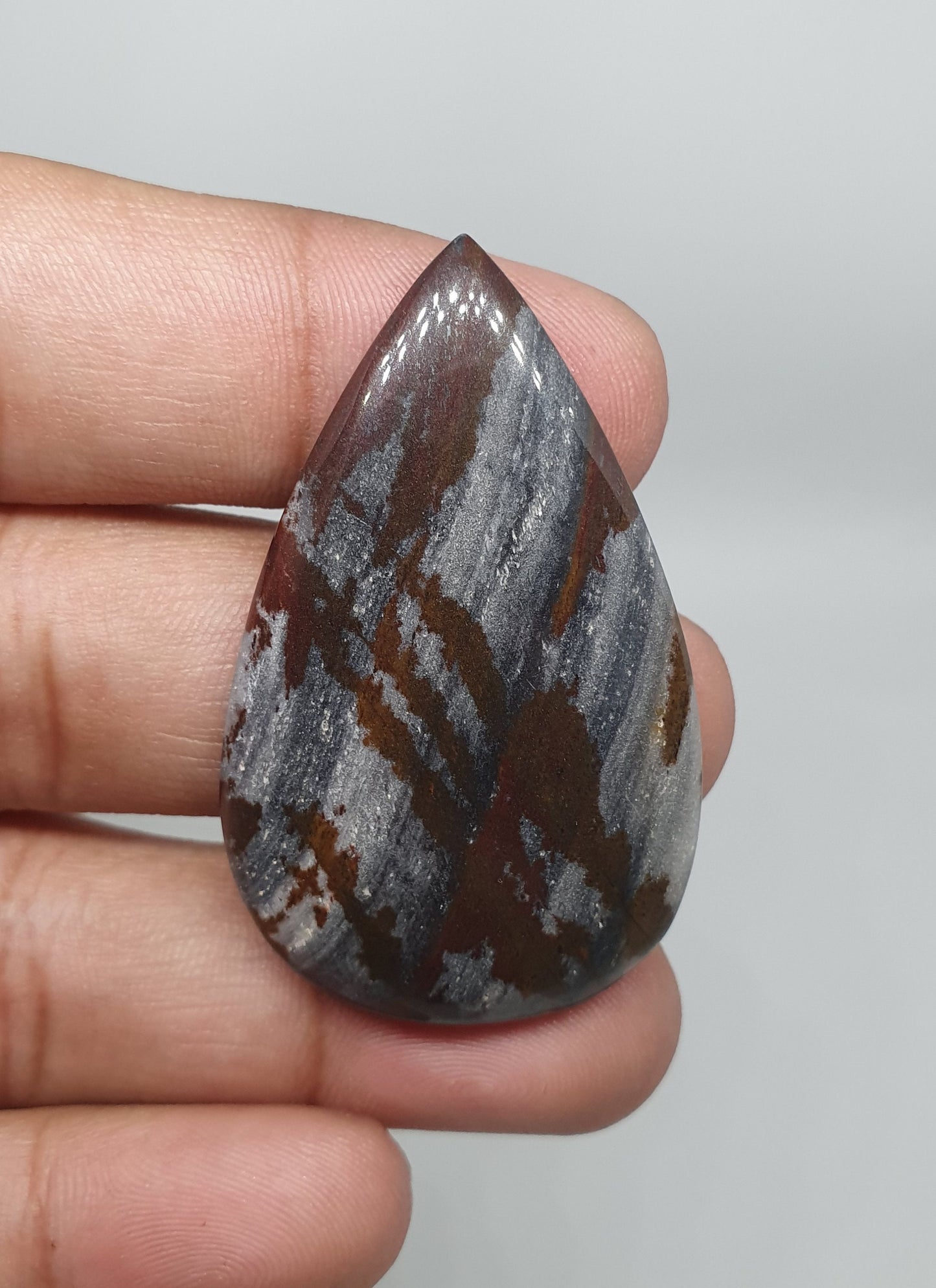 Polished Fancy Agate Cabochon: Loose Gemstone