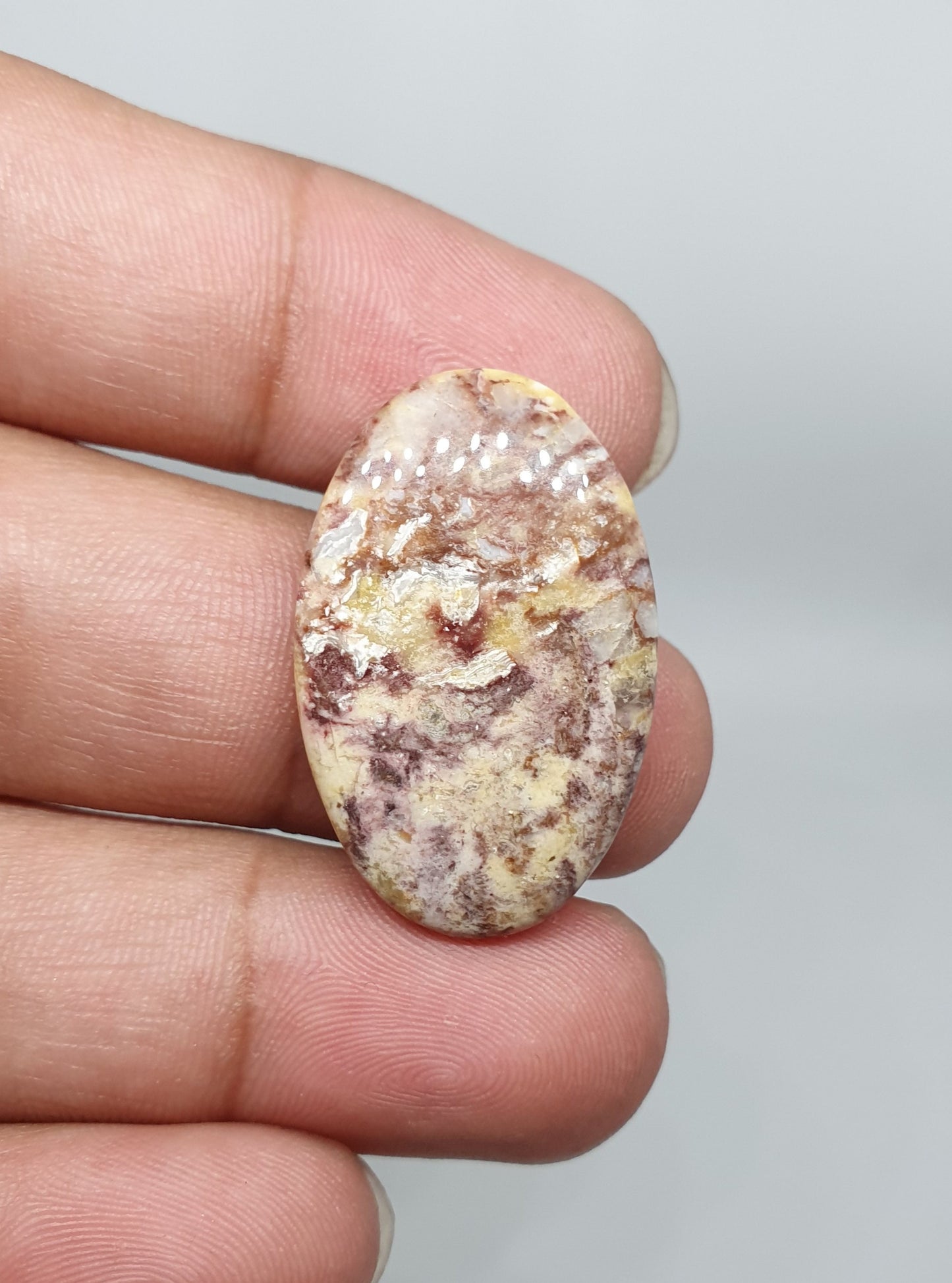 AAA Leopard Skin Jasper Cabochon: Rare Loose Gemstone